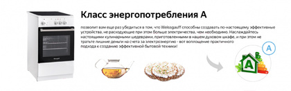 Плита электрическая WEISSGAUFF WES E2V02 WS