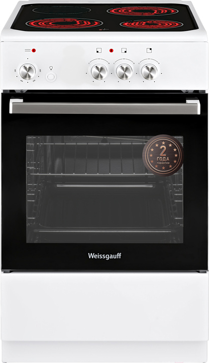 Плита электрическая WEISSGAUFF WES E2V02 WS
